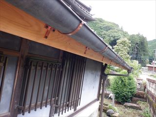 軒とい修理の完成