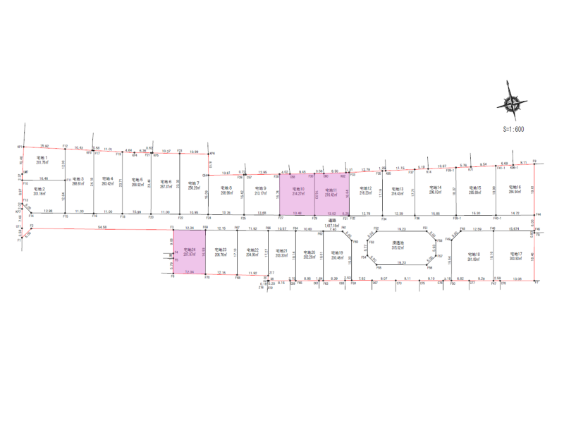 土地：真岡市熊倉町分譲地（3区画）