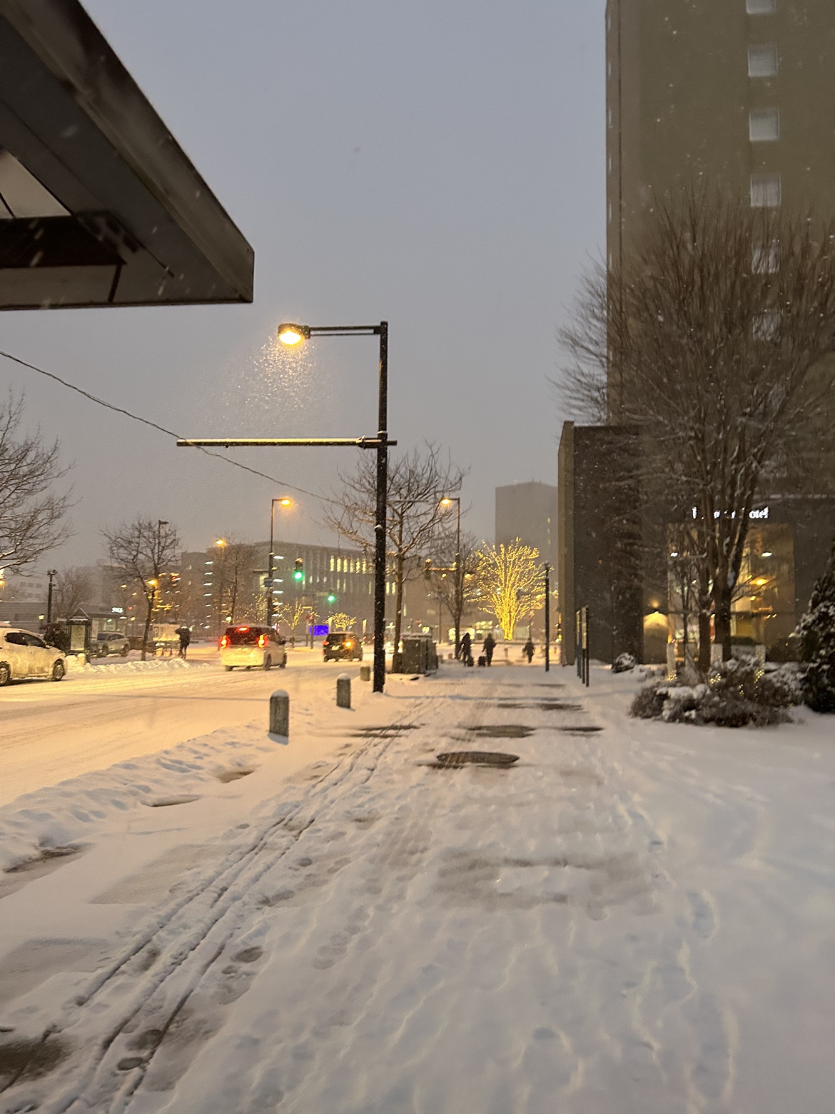 雪がふったら嬉しい増田